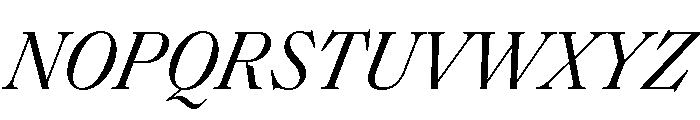 SaolText RegularItalic Font UPPERCASE