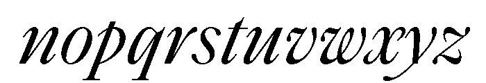 SaolText RegularItalic Font LOWERCASE