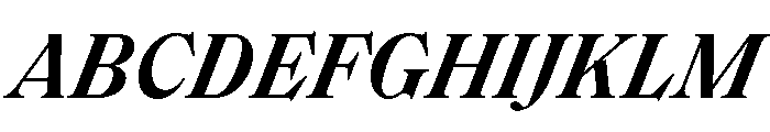 SaolText SemiboldItalic Font UPPERCASE
