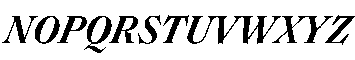 SaolText SemiboldItalic Font UPPERCASE