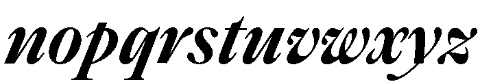 SaolText SemiboldItalic Font LOWERCASE