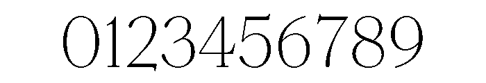 SaolText Thin Font OTHER CHARS