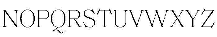 SaolText Thin Font UPPERCASE