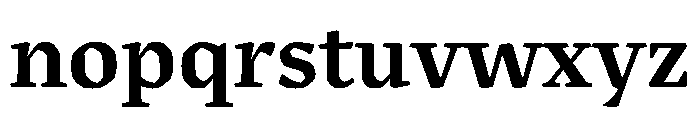 Sastre Bold Instance Font LOWERCASE