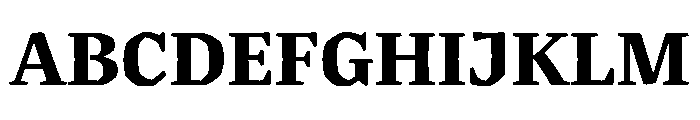 Sastre Extrabold Instance Font UPPERCASE