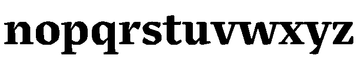 Sastre Extrabold Instance Font LOWERCASE