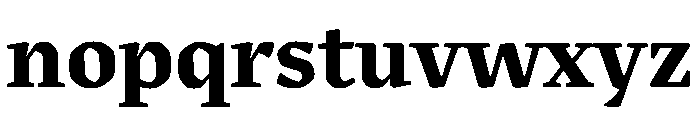 Sastre Extrabold Font LOWERCASE