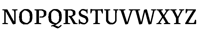 Sastre Medium Instance Font UPPERCASE