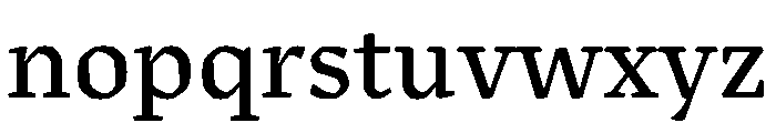Sastre Medium Instance Font LOWERCASE