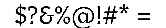 Sastre Regular Instance Font OTHER CHARS