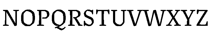 Sastre Regular Instance Font UPPERCASE