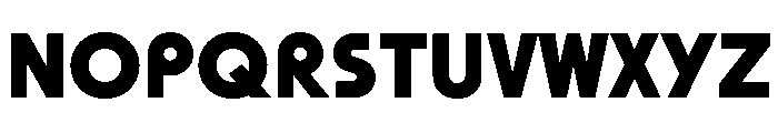 SawtonBauhaus Bold Font UPPERCASE