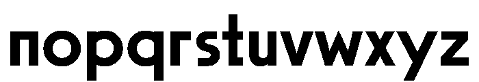 SawtonBauhaus Medium Font LOWERCASE