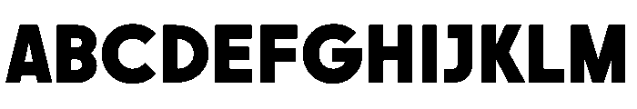 SawtonCircular Bold Font UPPERCASE