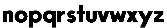 SawtonCircular Bold Font LOWERCASE