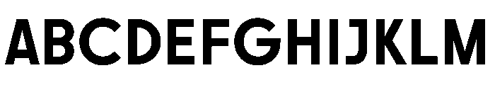 SawtonCircular Medium Font UPPERCASE