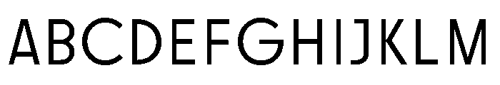 SawtonCircular Thin Font UPPERCASE