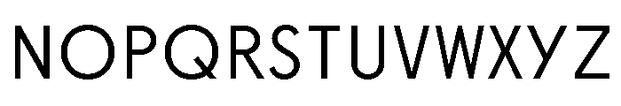 SawtonCircular Thin Font UPPERCASE