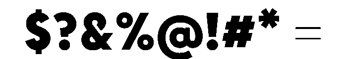 SawtonIndustrial Bold Font OTHER CHARS