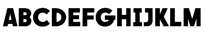 SawtonIndustrial Bold Font UPPERCASE