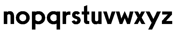 SawtonIndustrial Medium Font LOWERCASE