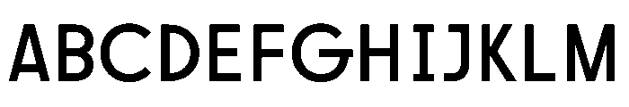 SawtonIndustrial Regular Font UPPERCASE