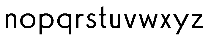 SawtonIndustrial Thin Font LOWERCASE