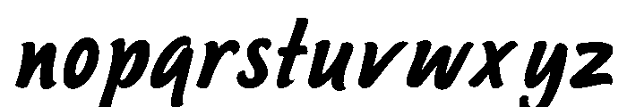 SayerScript Regular Font LOWERCASE