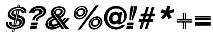 Sans Decor A Oblique Font OTHER CHARS