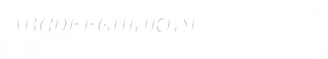 Sacred Bridge Inline Italic Font LOWERCASE