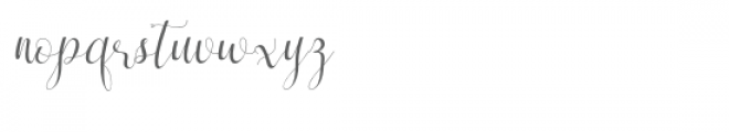 Sareeka Font LOWERCASE