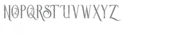 Savana Inline Grunge Font UPPERCASE