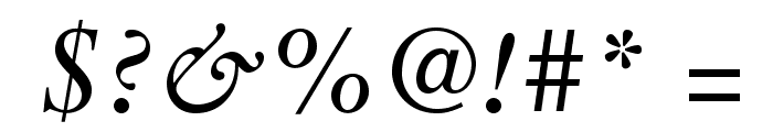 SabonLTStd-Italic Font OTHER CHARS