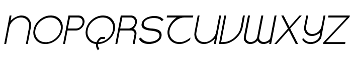 SaddlebrookItalic Font UPPERCASE