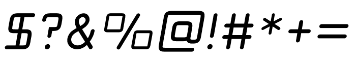 Sagoma Regular Italic Font OTHER CHARS