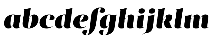 Salome Fine Italic Font LOWERCASE