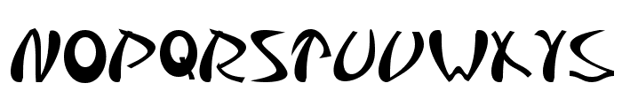 Samurai Font UPPERCASE