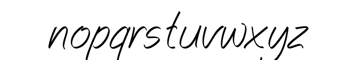 SandelItalic Font LOWERCASE