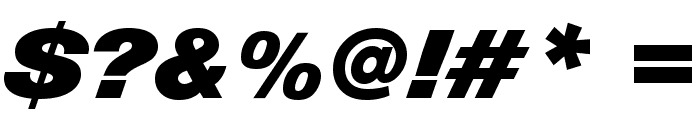 Sans-Diagonal-Regular Font OTHER CHARS