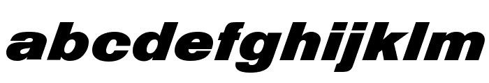 Sans-Diagonal-Regular Font LOWERCASE