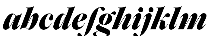 Saol Display Bold Italic Font LOWERCASE