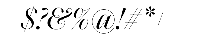 Saol Display Regular Italic Font OTHER CHARS