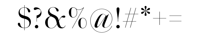 Saol Display Regular Font OTHER CHARS