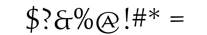 SavaPro-Light Font OTHER CHARS