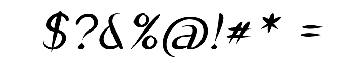 Savana-BoldItalic Font OTHER CHARS