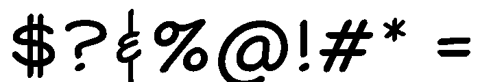 Saarinen Bold Font OTHER CHARS