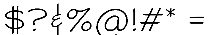 Saarinen Regular Font OTHER CHARS