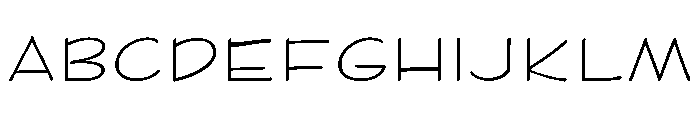 Saarinen Regular Font UPPERCASE