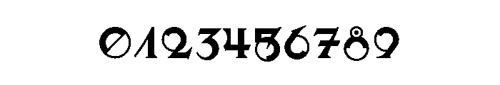 Saber Regular Font OTHER CHARS
