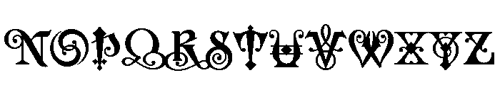 Saber Regular Font UPPERCASE